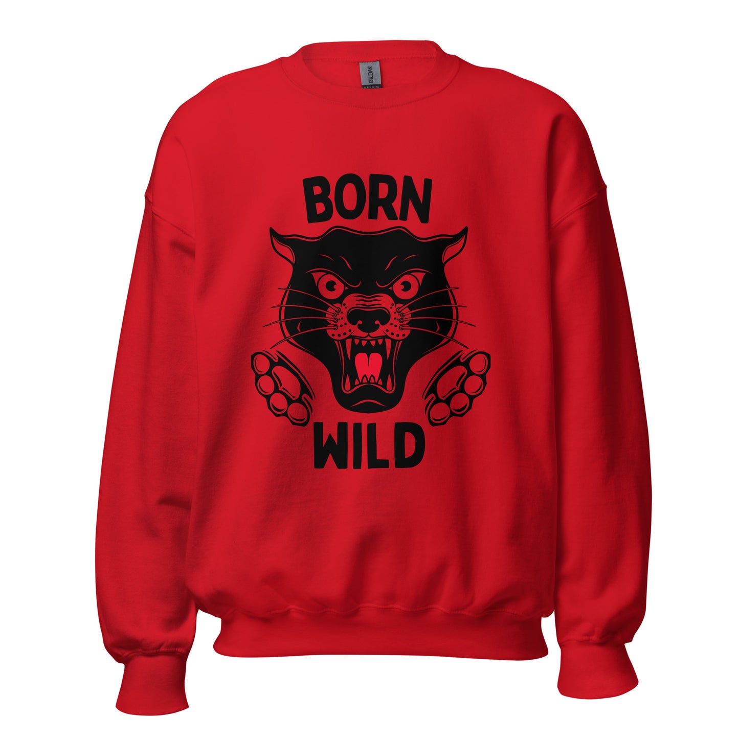 Born Wild - Traditiona Black Panther Unisex Sweatshirt