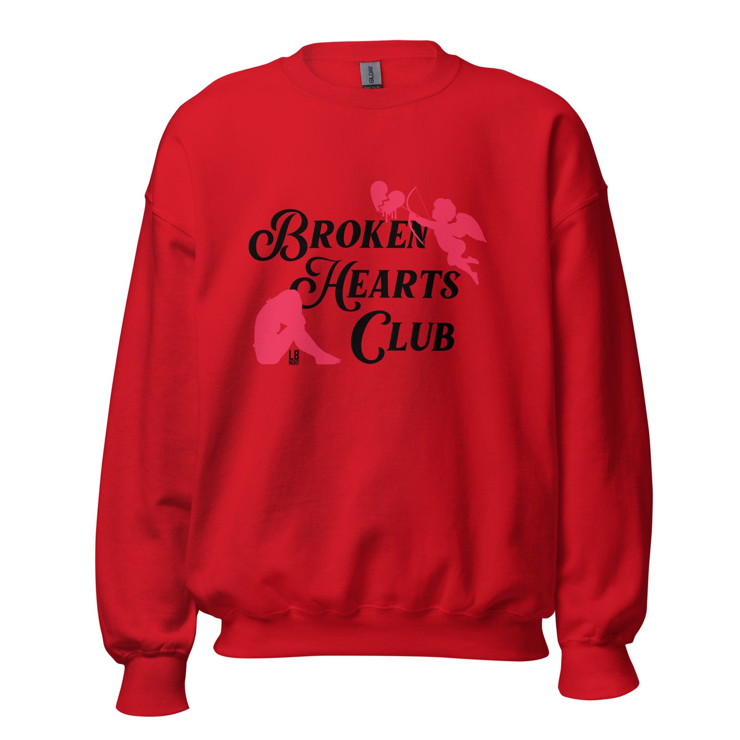 Cupid's Broken Hearts Club Unisex Sweatshirt