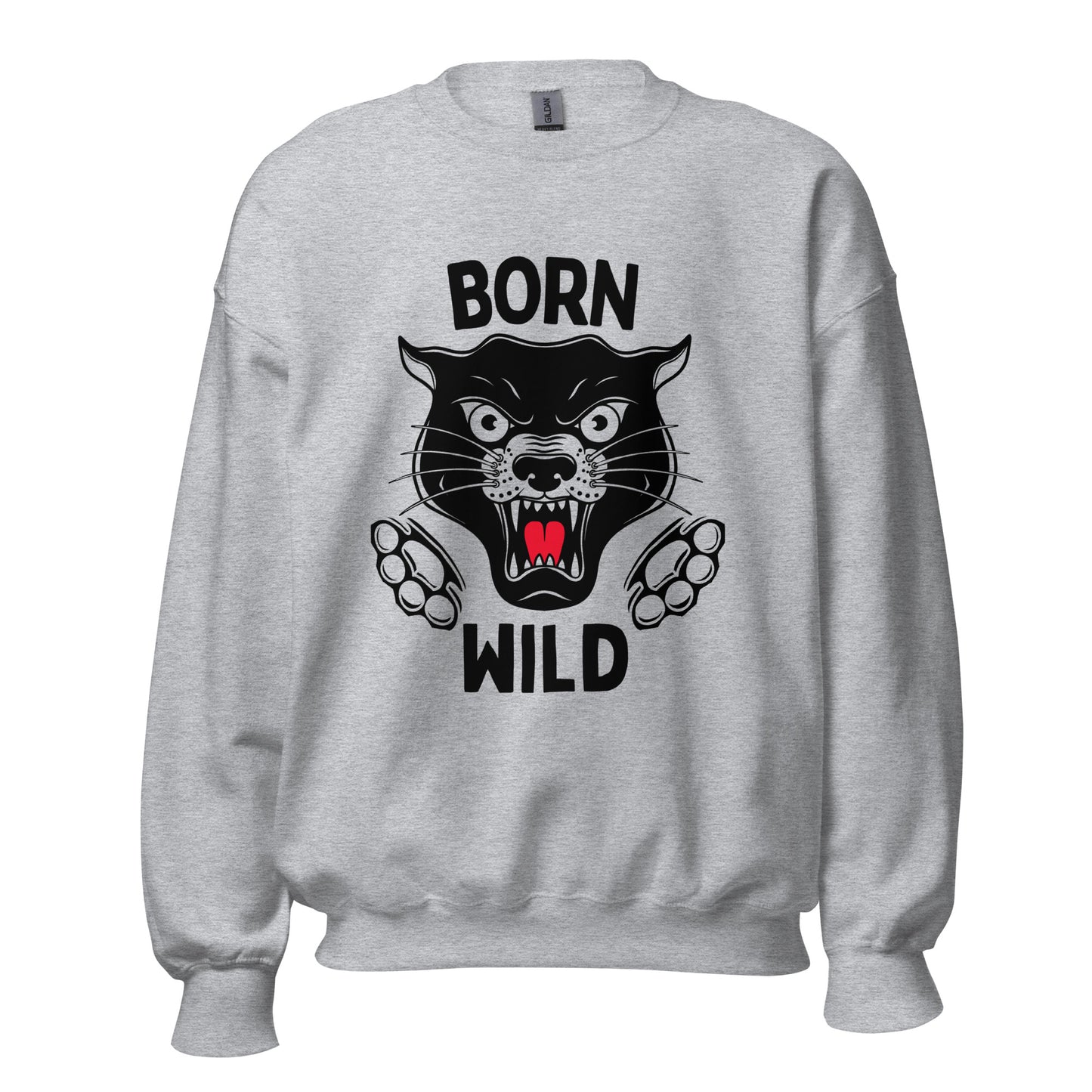 Born Wild - Traditiona Black Panther Unisex Sweatshirt