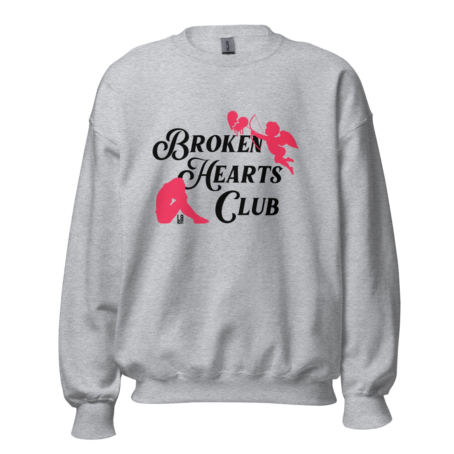 Cupid's Broken Hearts Club Unisex Sweatshirt