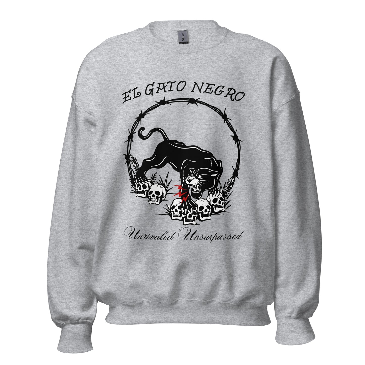 El Gato Negro - Unrivaled Unsurpassed Unisex Sweatshirt