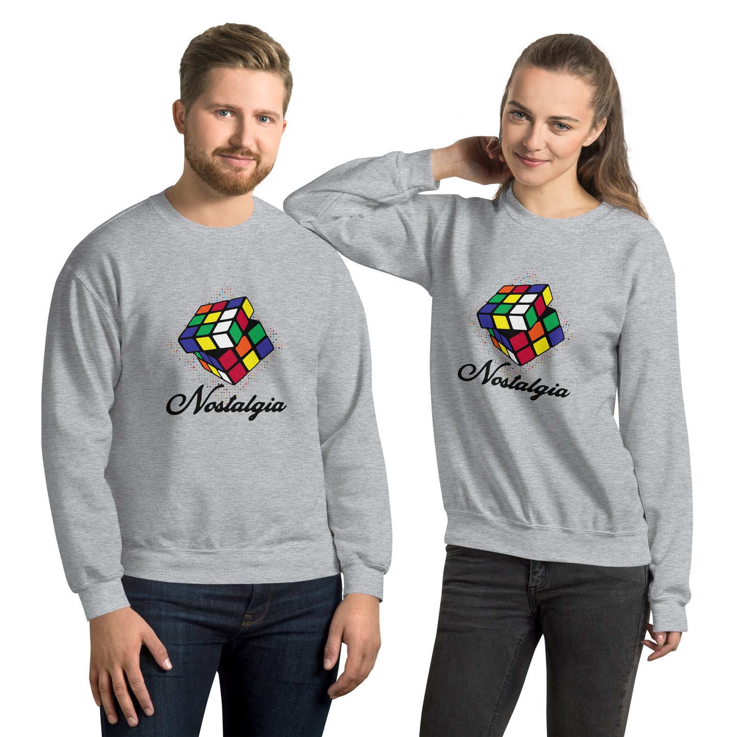 Nostalgia Rubik's Cube Unisex Sweatshirt