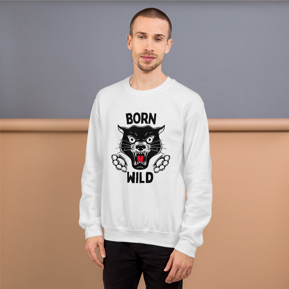 Born Wild - Traditiona Black Panther Unisex Sweatshirt