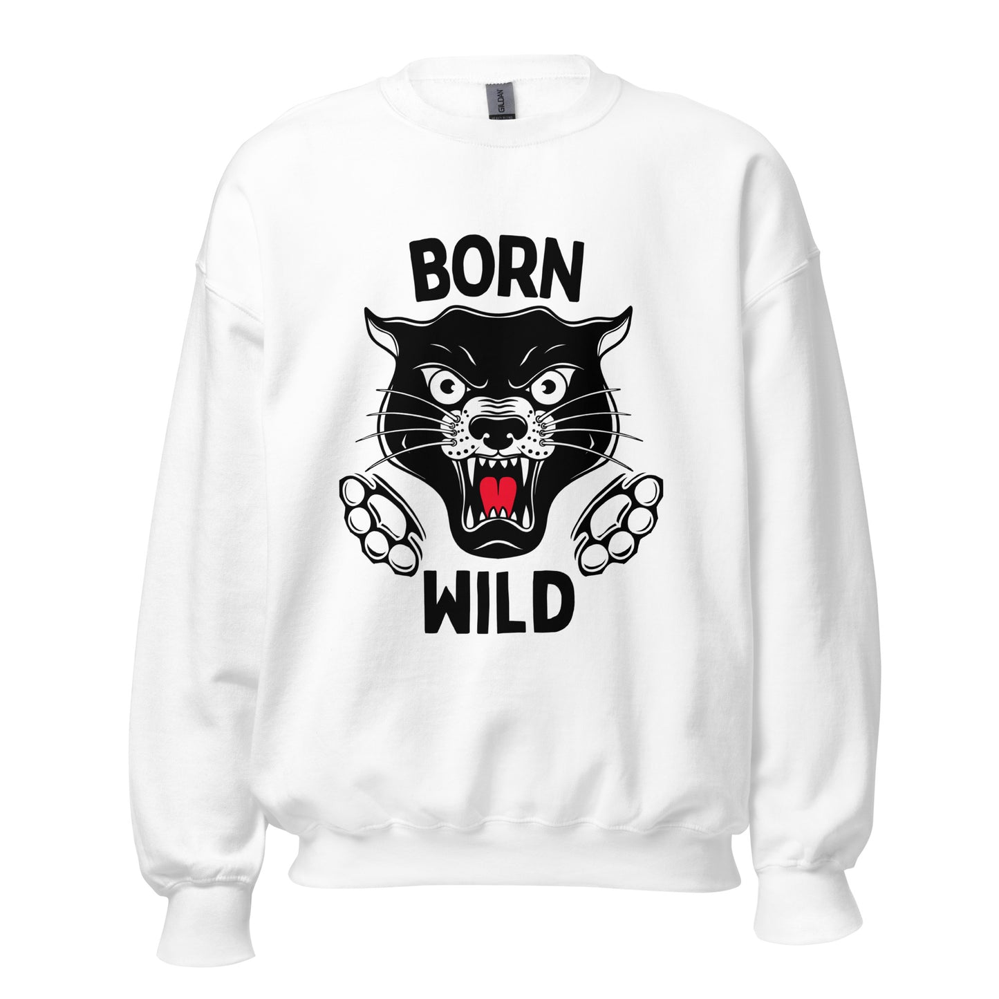 Born Wild - Traditiona Black Panther Unisex Sweatshirt