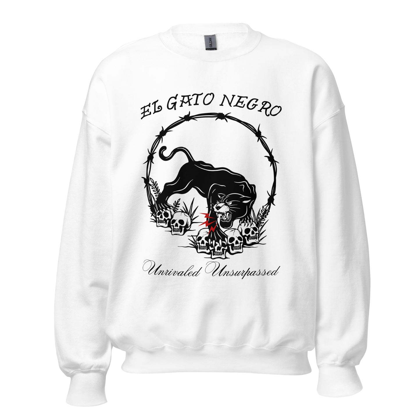 El Gato Negro - Unrivaled Unsurpassed Unisex Sweatshirt