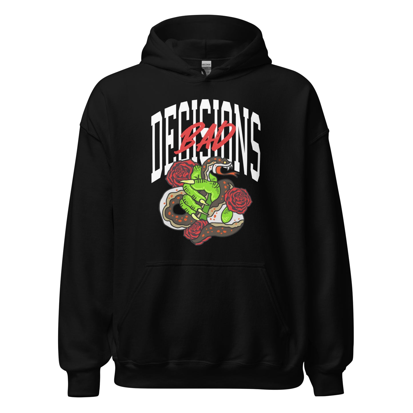 BAD Decisions traditional tattoo Unisex Hoodie