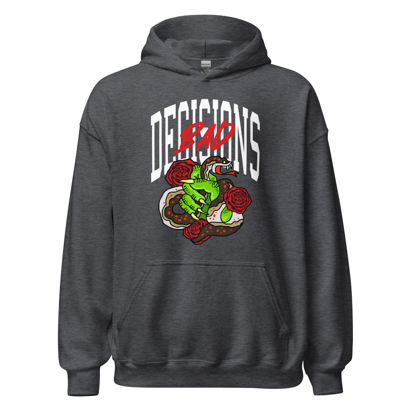 BAD Decisions traditional tattoo Unisex Hoodie