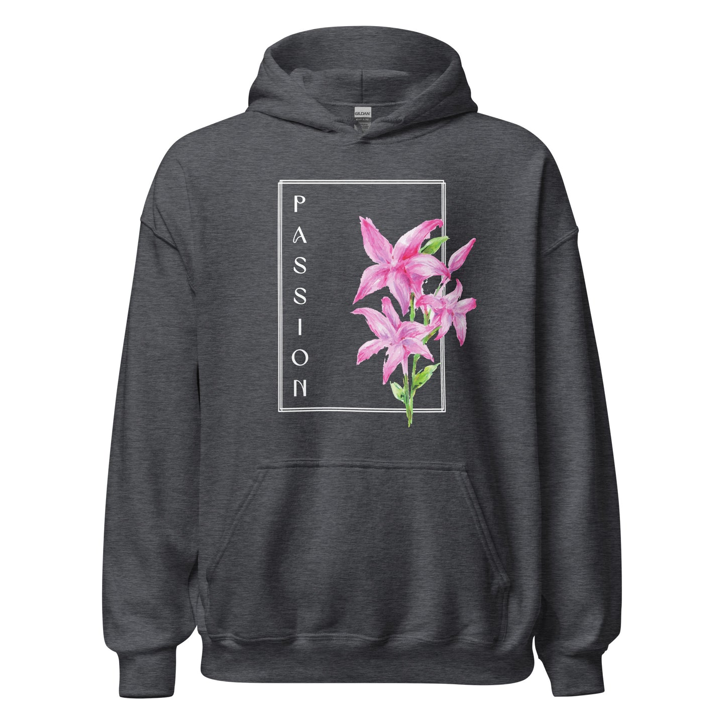 Passion watercolor lily Unisex Hoodie