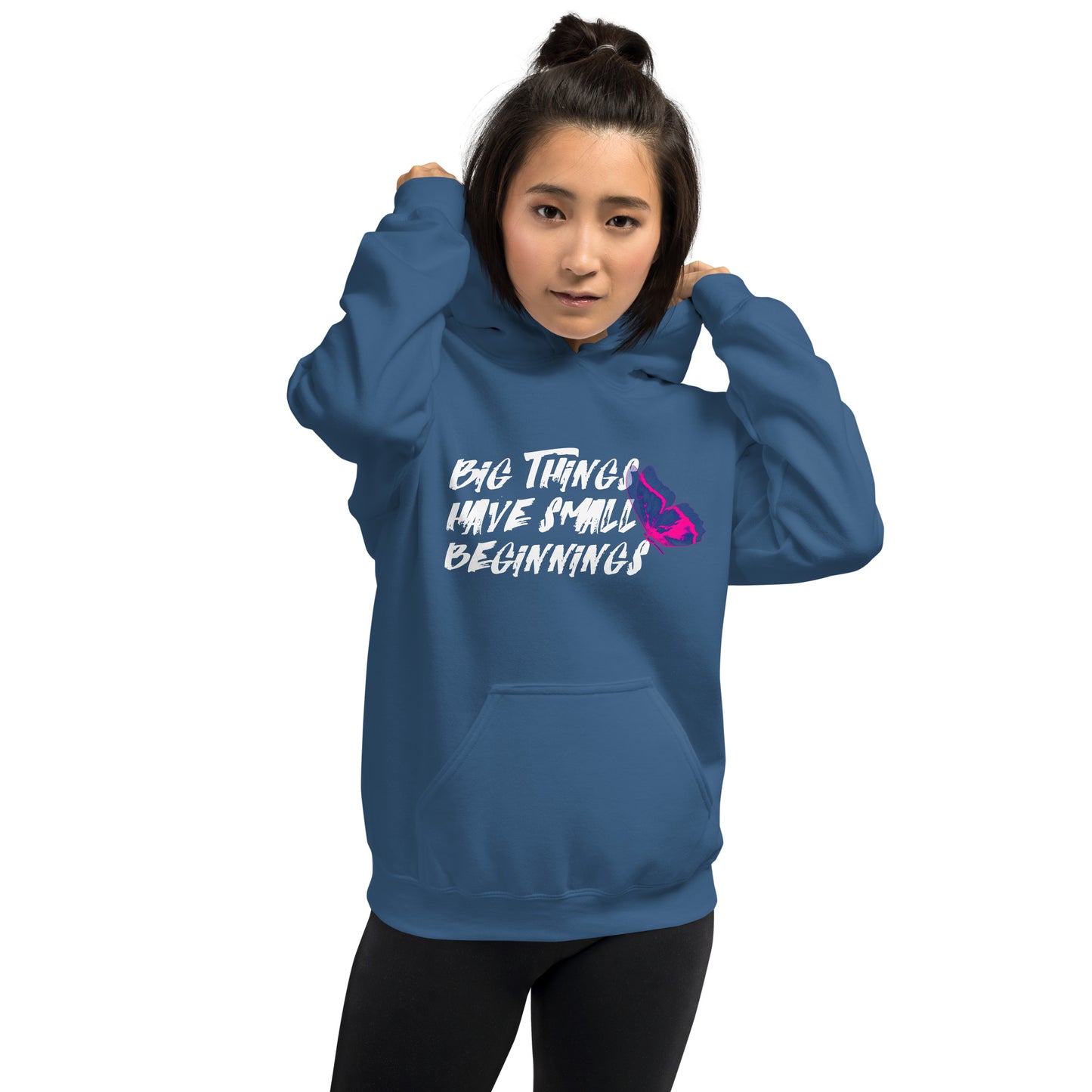 BIG Things Have Small Beginnings ButterflyUnisex Hoodie