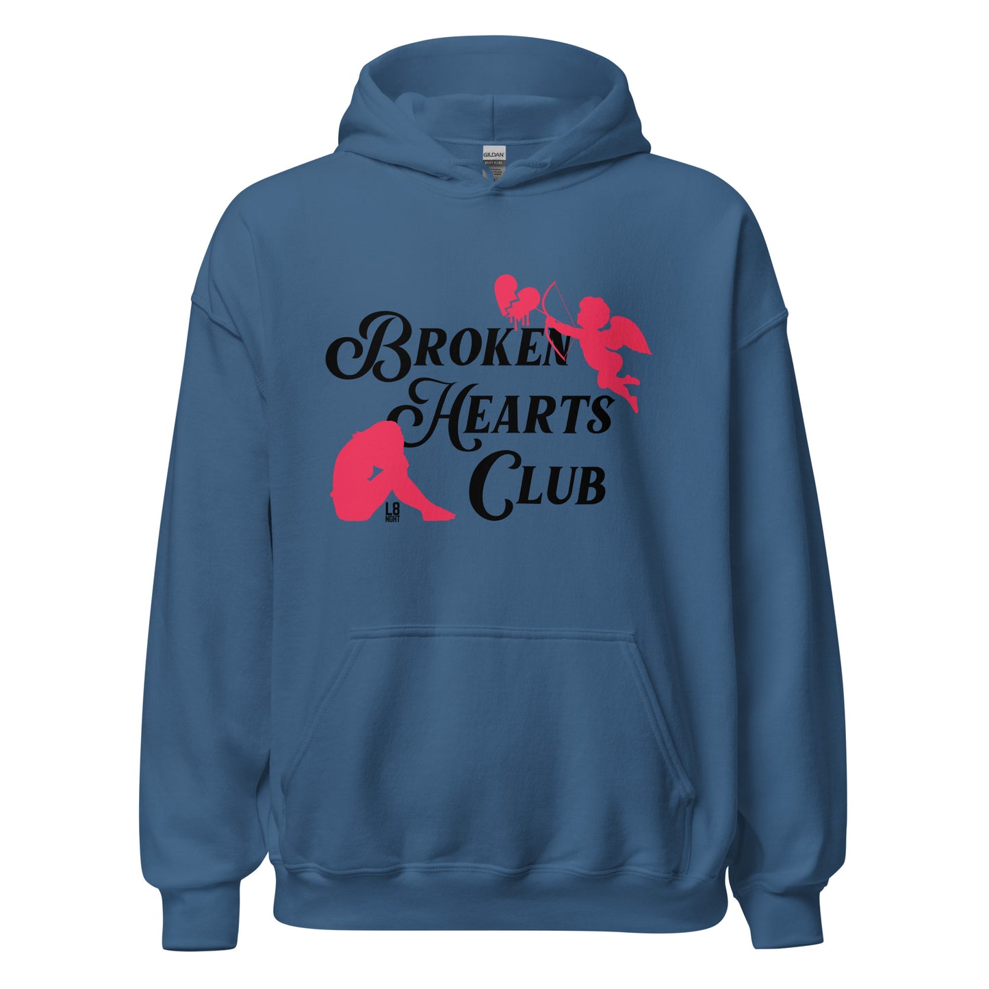 Cupid's Broken Hearts Club Unisex Hoodie
