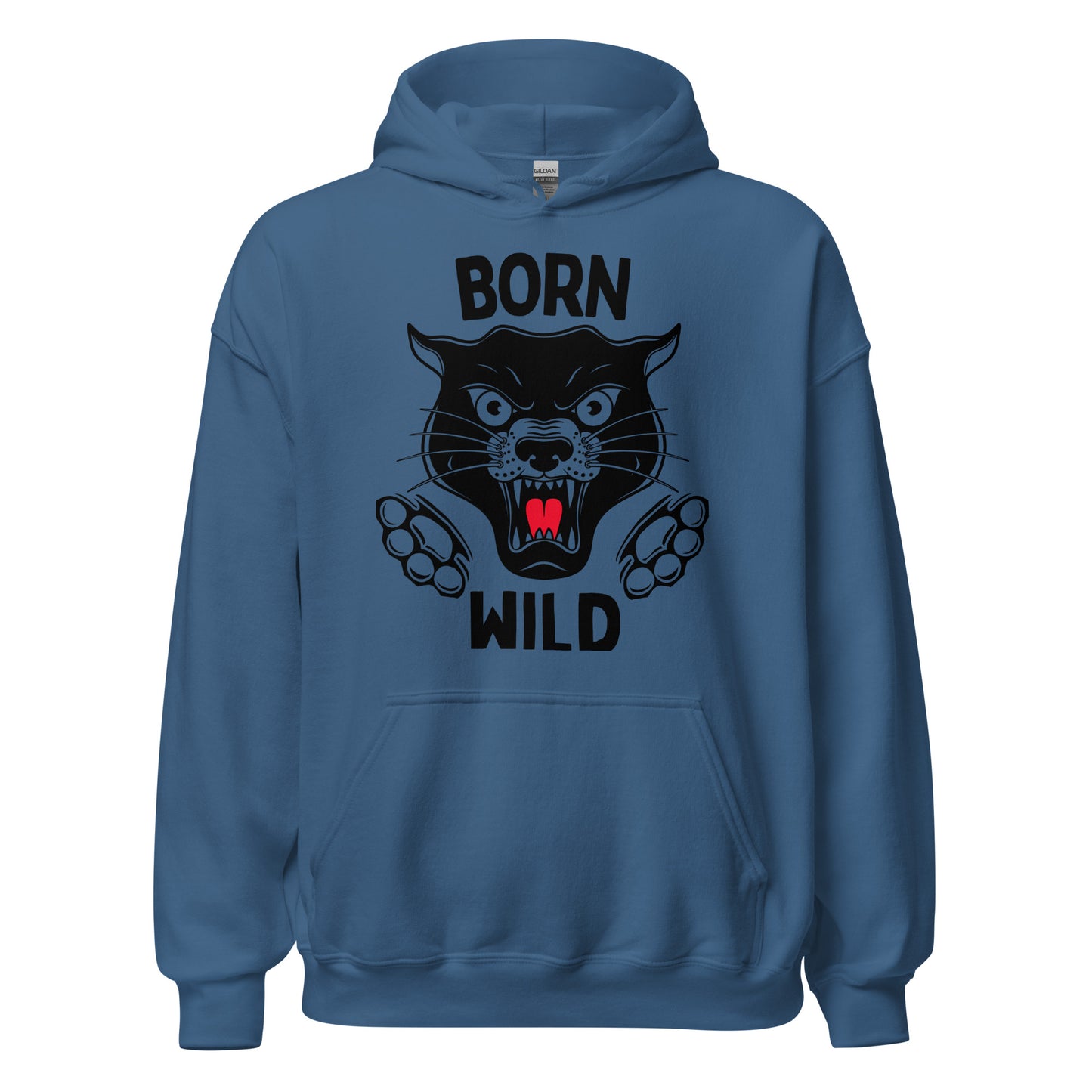 Born Wild - Traditional Panther Unisex Hoodie