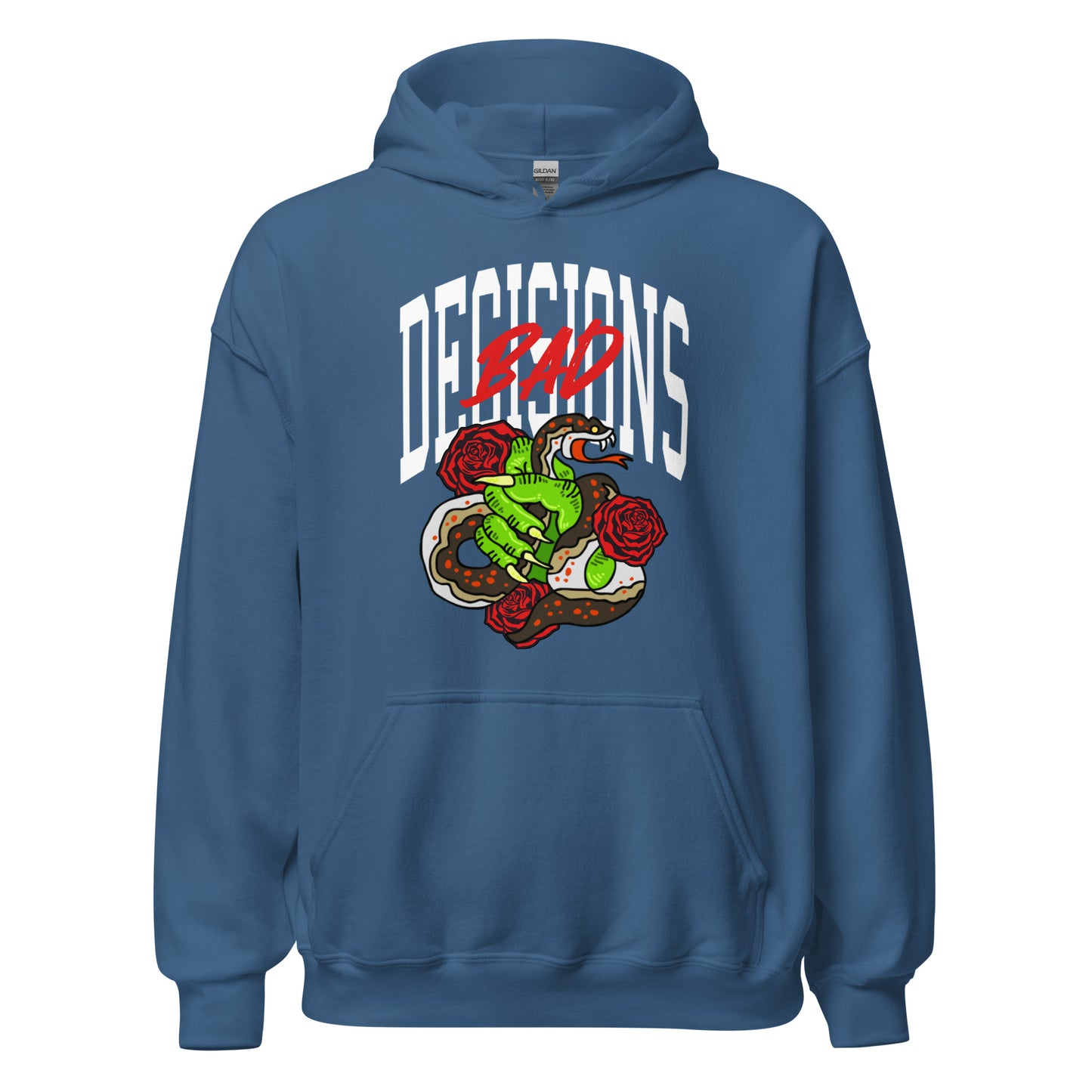 BAD Decisions traditional tattoo Unisex Hoodie