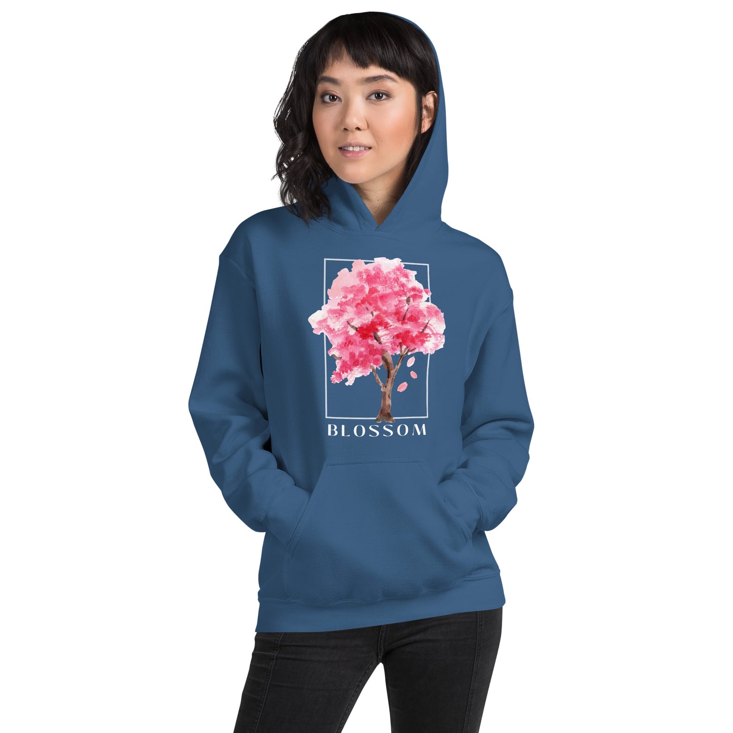 Blossom watercolor tree Unisex Hoodie