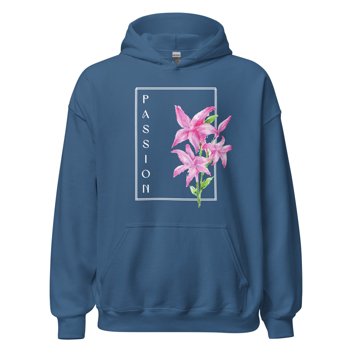 Passion watercolor lily Unisex Hoodie