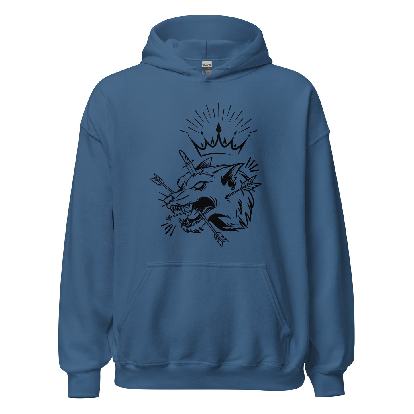 Wolf King Unisex Hoodie