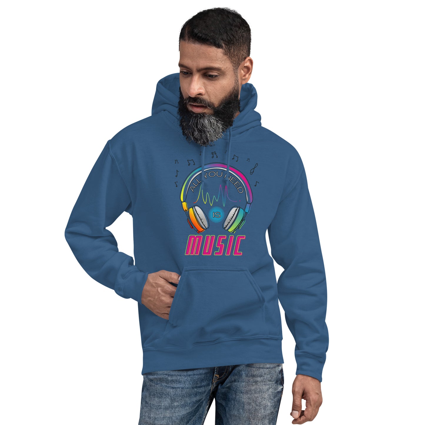 All you need is MUSIC Unisex Hoodie