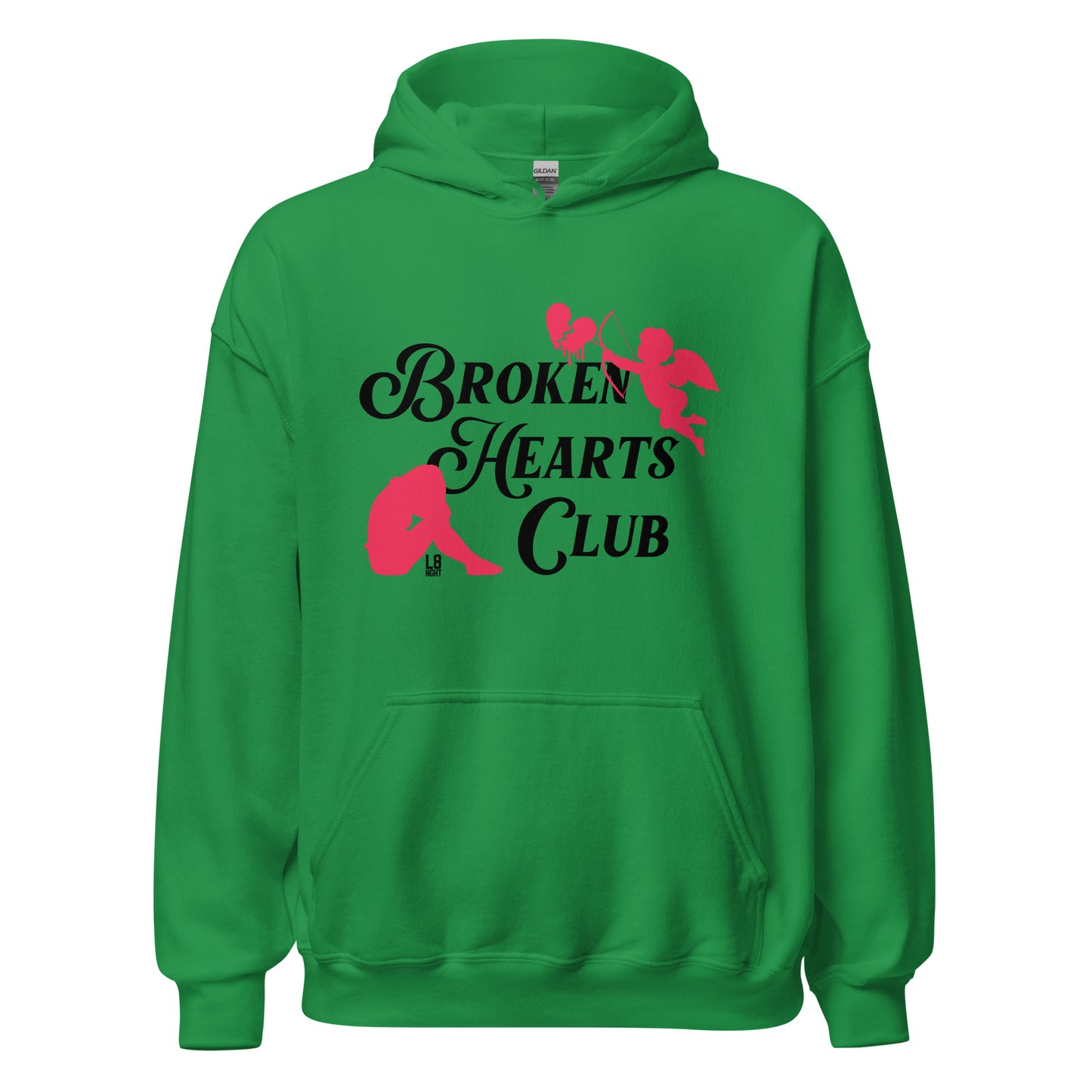 Cupid's Broken Hearts Club Unisex Hoodie