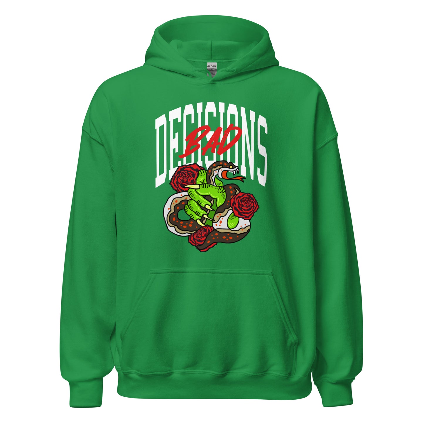 BAD Decisions traditional tattoo Unisex Hoodie