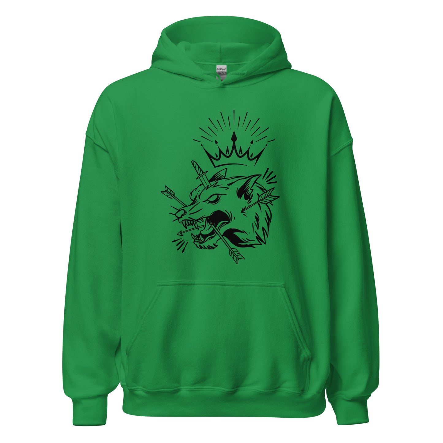 Wolf King Unisex Hoodie