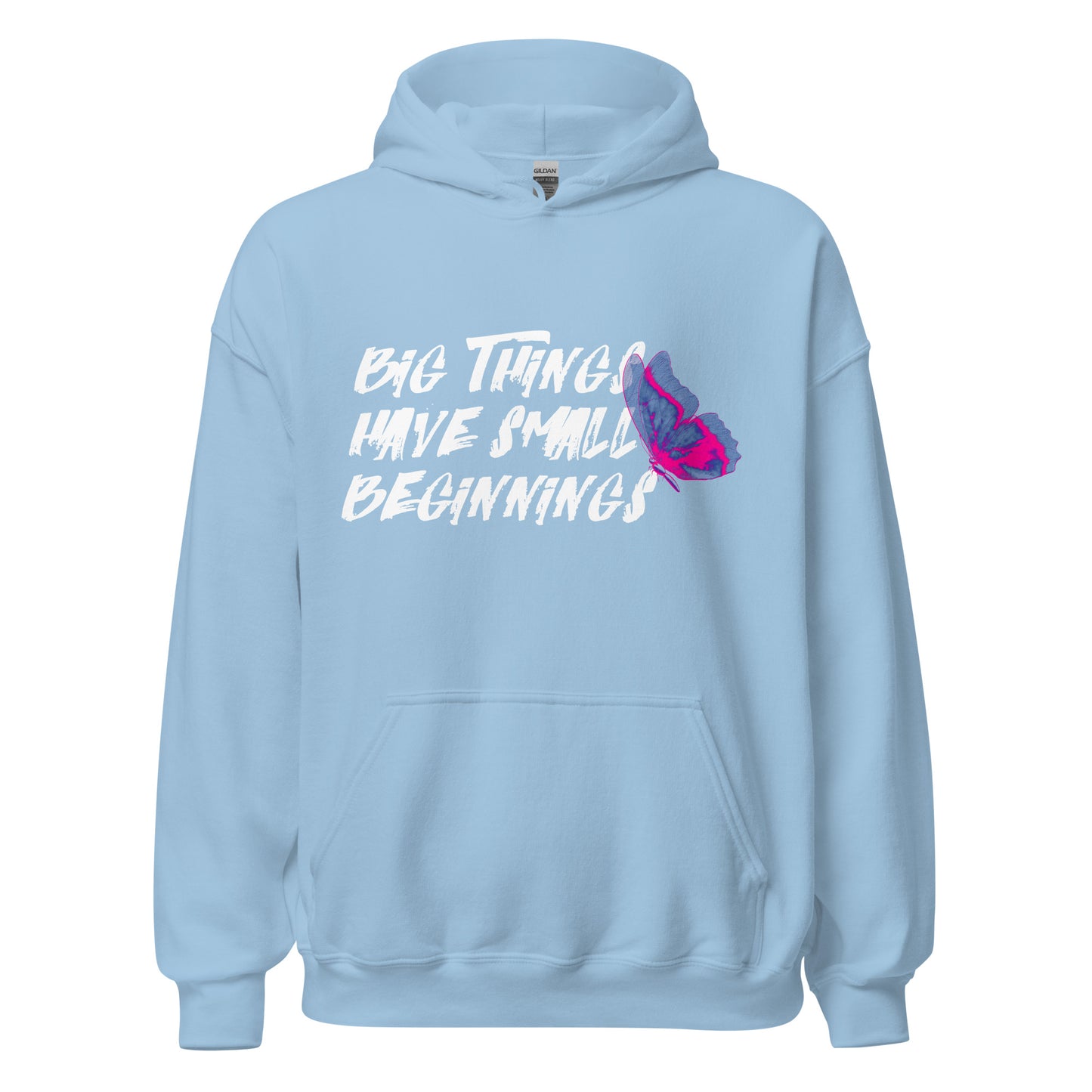 BIG Things Have Small Beginnings ButterflyUnisex Hoodie