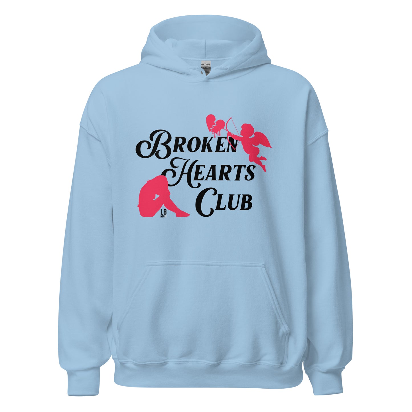 Cupid's Broken Hearts Club Unisex Hoodie