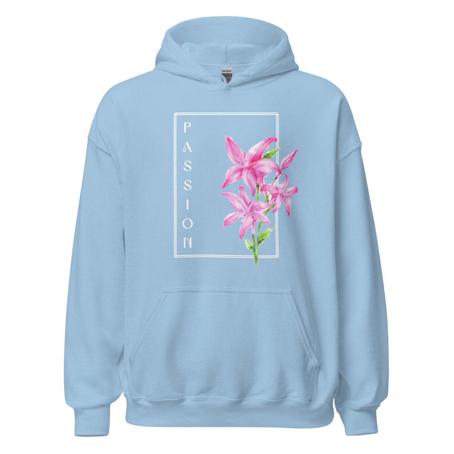 Passion watercolor lily Unisex Hoodie