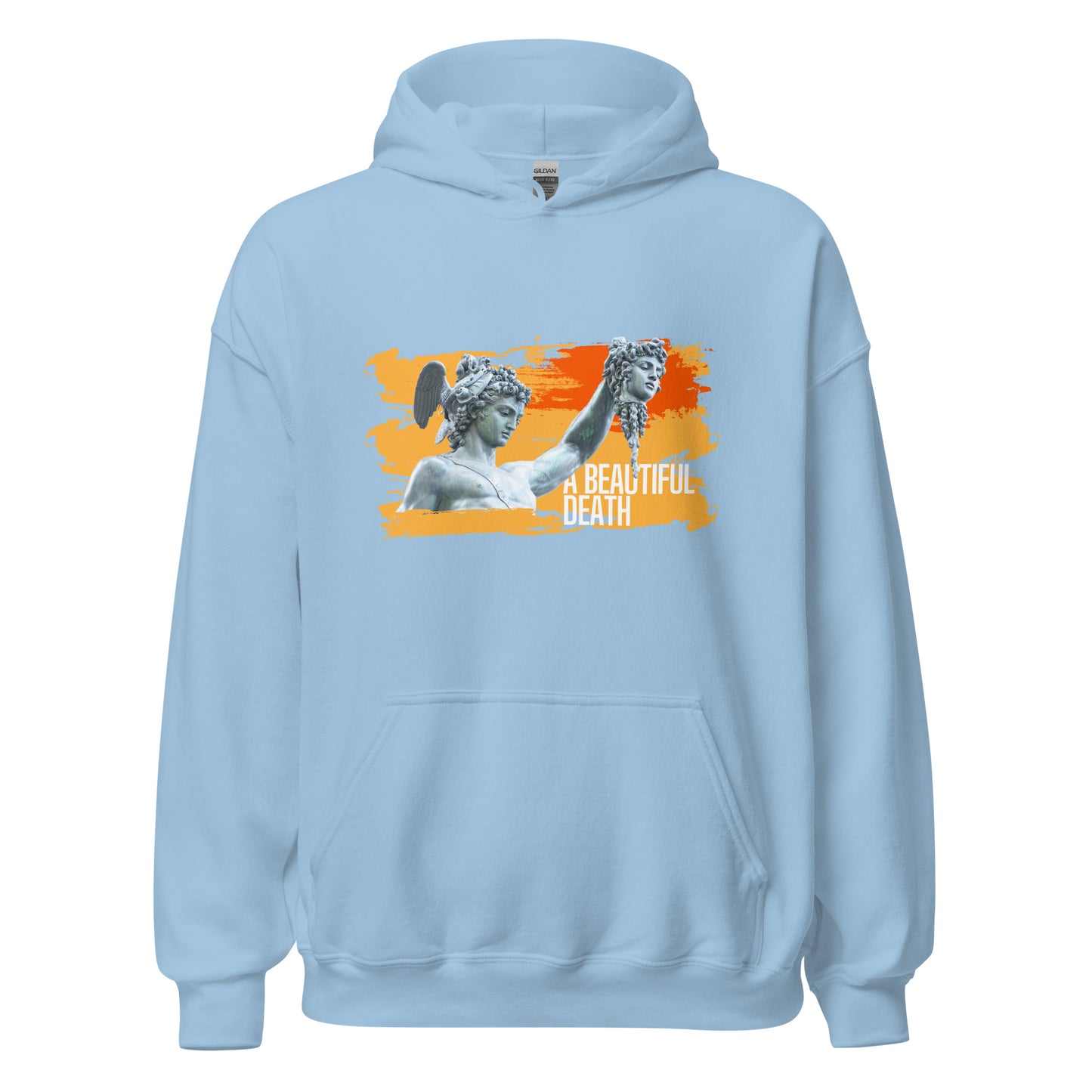 Artwork Painting Beautiful Death Statue Unisex Hoodie