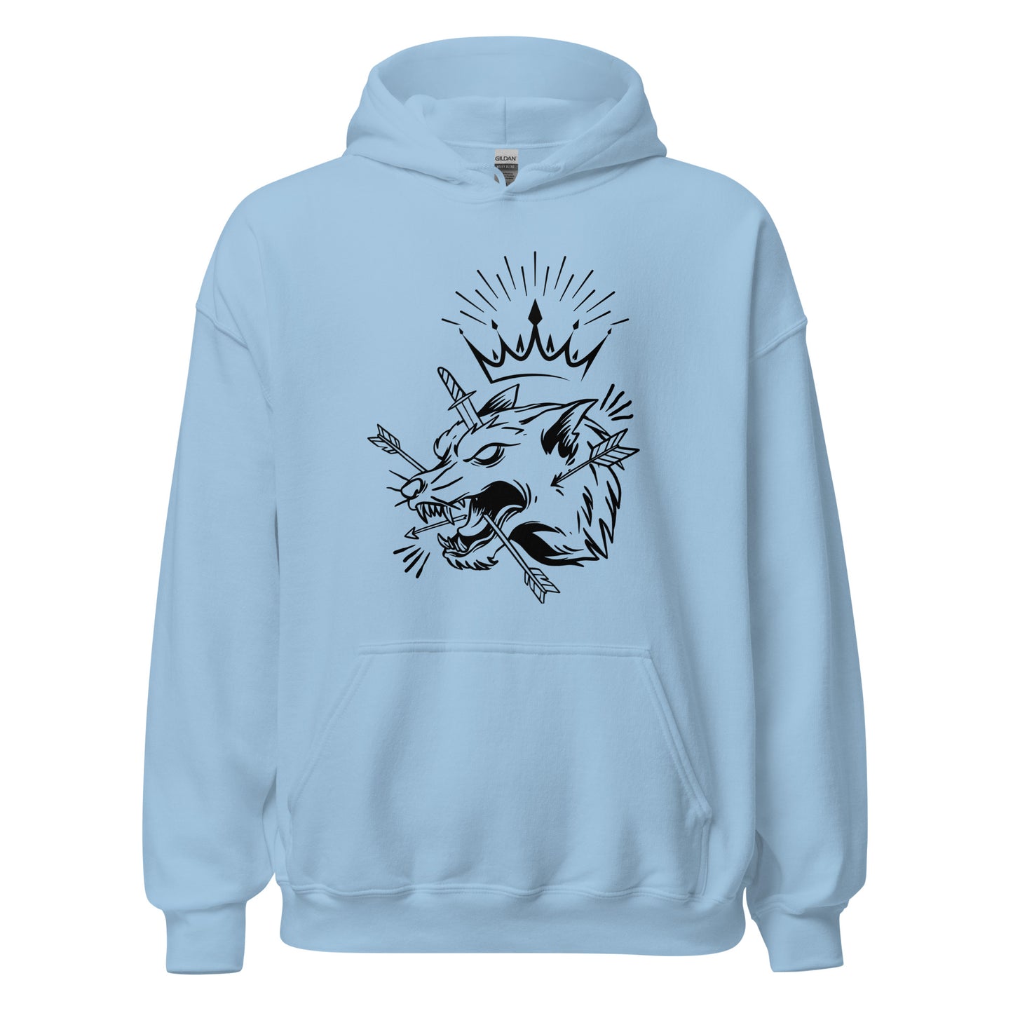 Wolf King Unisex Hoodie