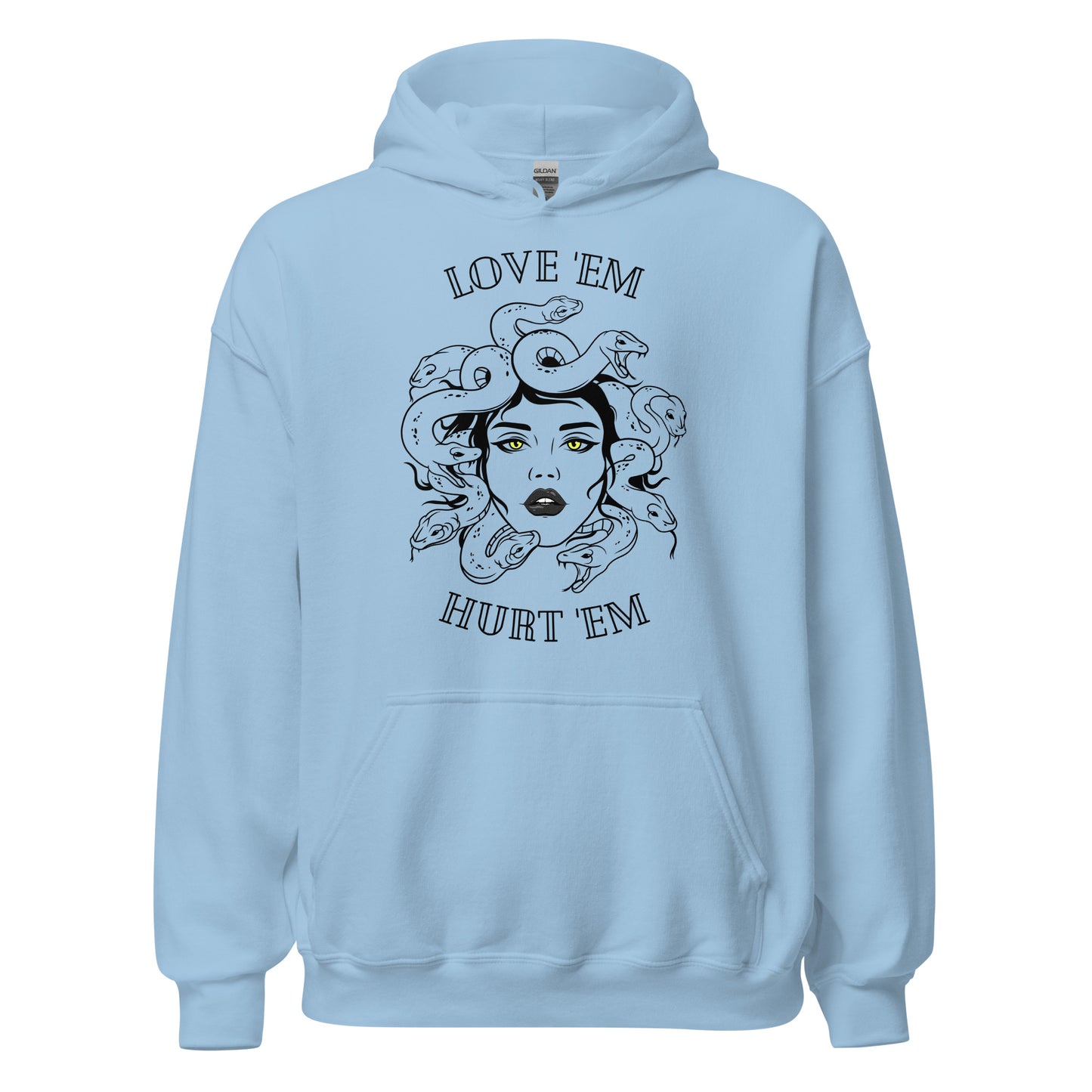 Medusa - Love 'em Hurt 'em Unisex Hoodie