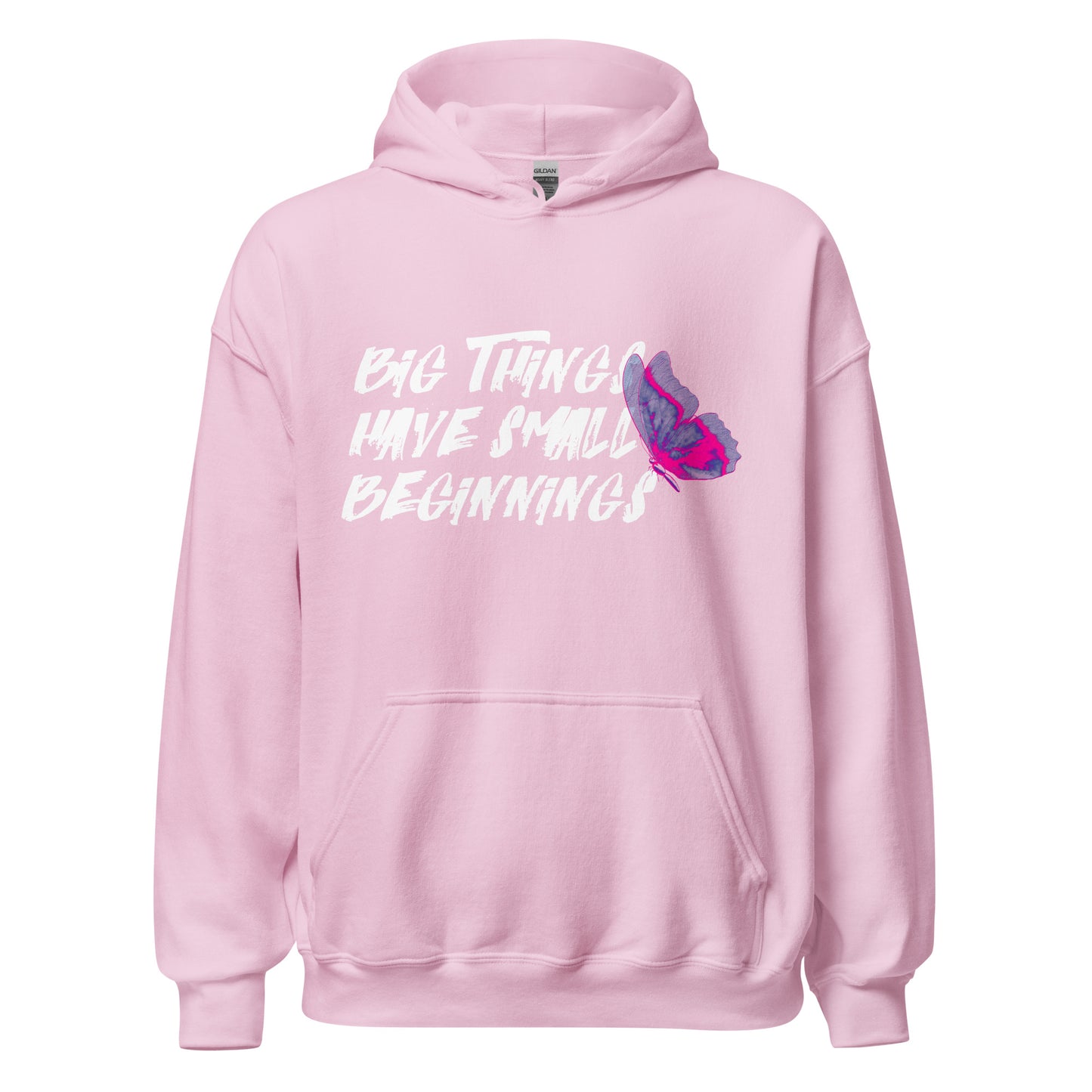 BIG Things Have Small Beginnings ButterflyUnisex Hoodie
