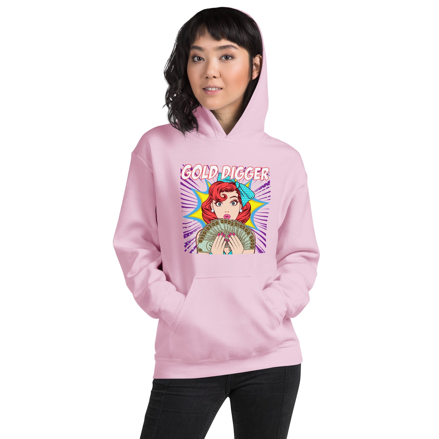 GOLD DIGGER pop art Unisex Hoodie