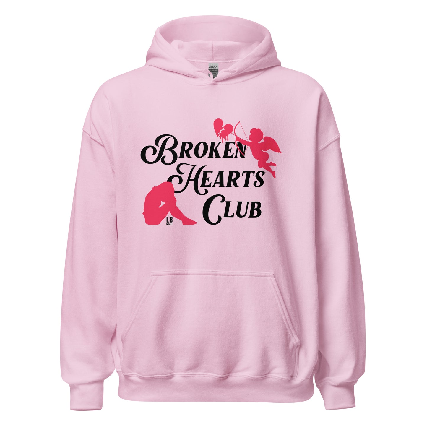 Cupid's Broken Hearts Club Unisex Hoodie