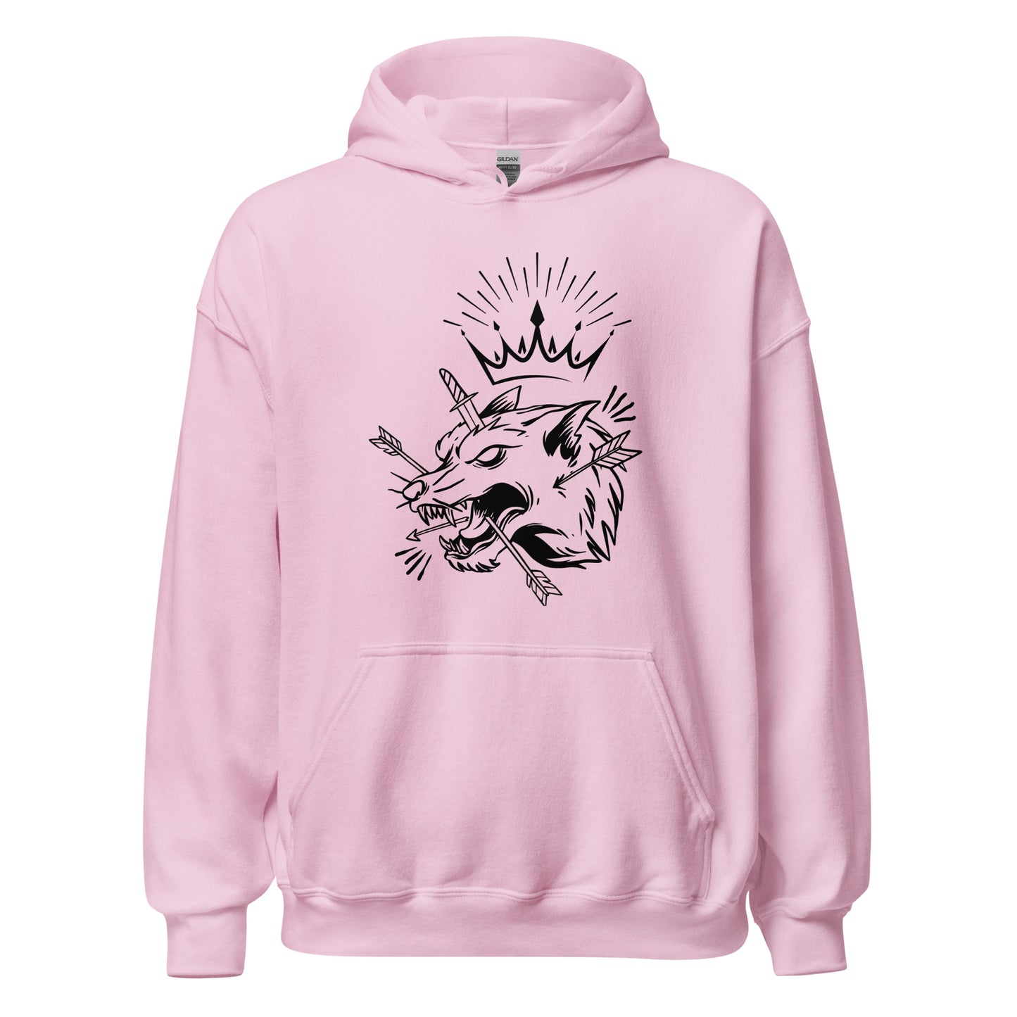 Wolf King Unisex Hoodie