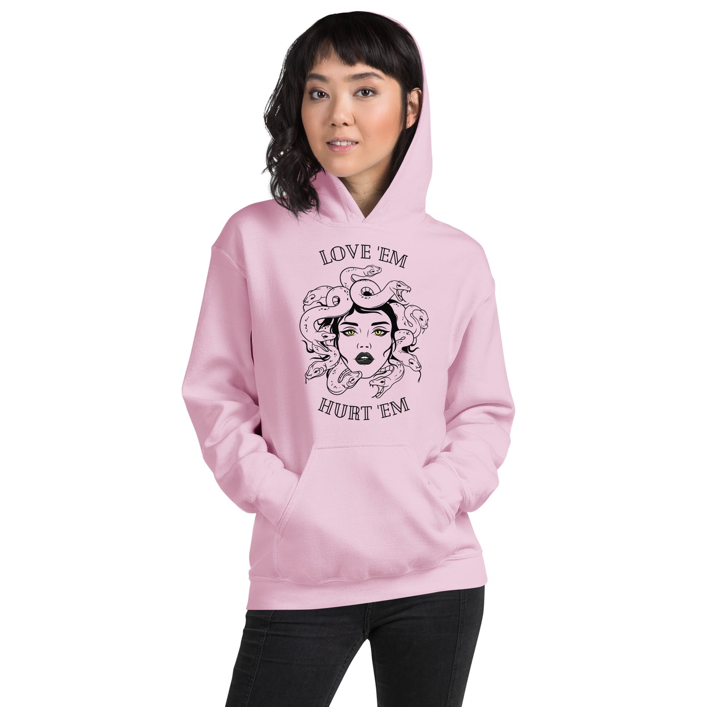 Medusa - Love 'em Hurt 'em Unisex Hoodie