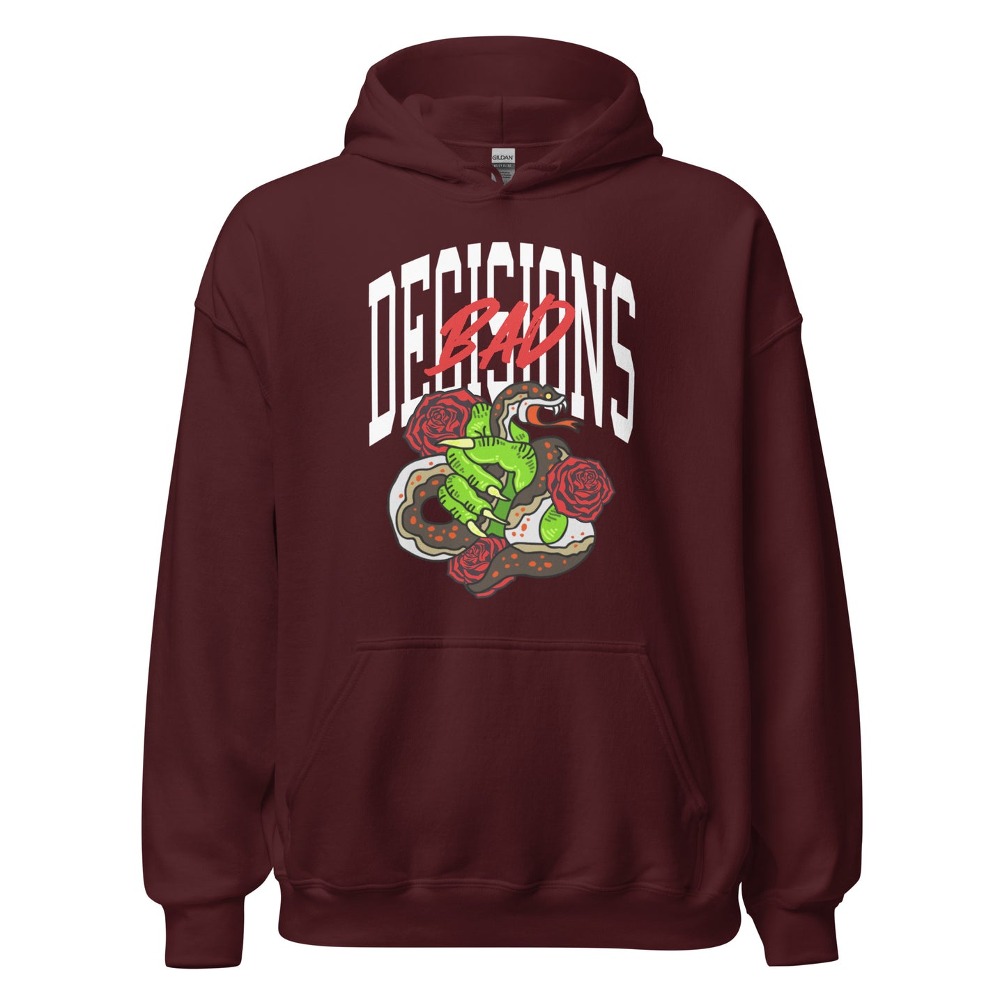BAD Decisions traditional tattoo Unisex Hoodie