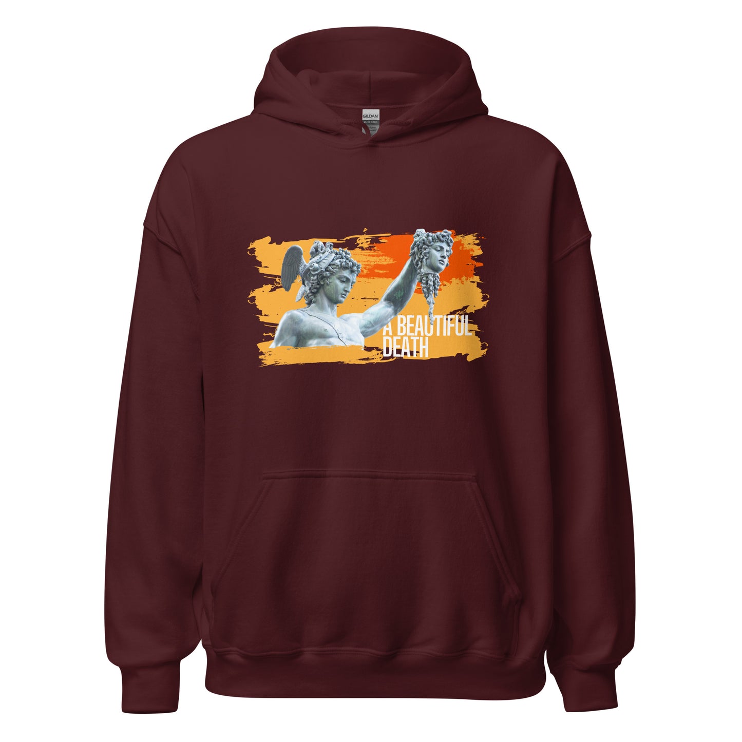 Artwork Painting Beautiful Death Statue Unisex Hoodie