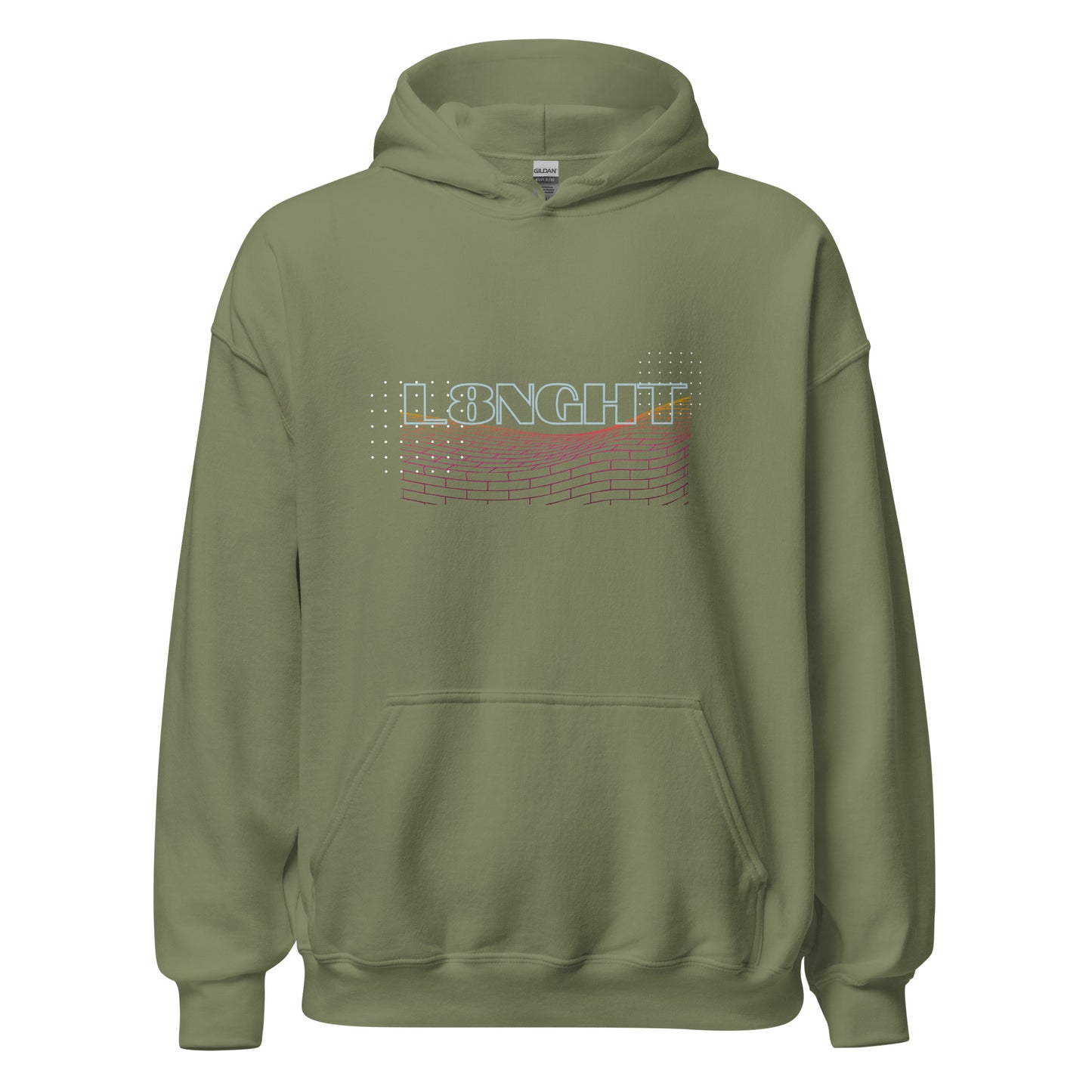 L8NGHT retro logo Unisex Hoodie