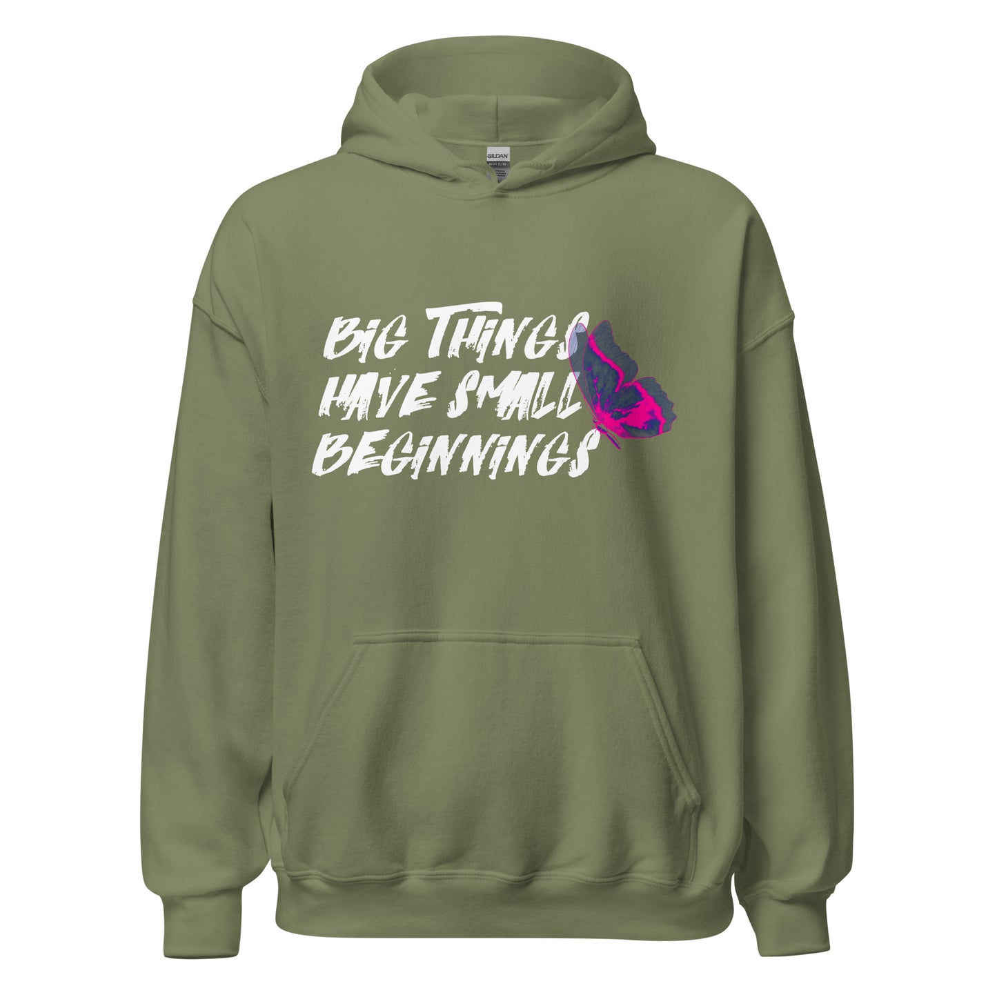 BIG Things Have Small Beginnings ButterflyUnisex Hoodie