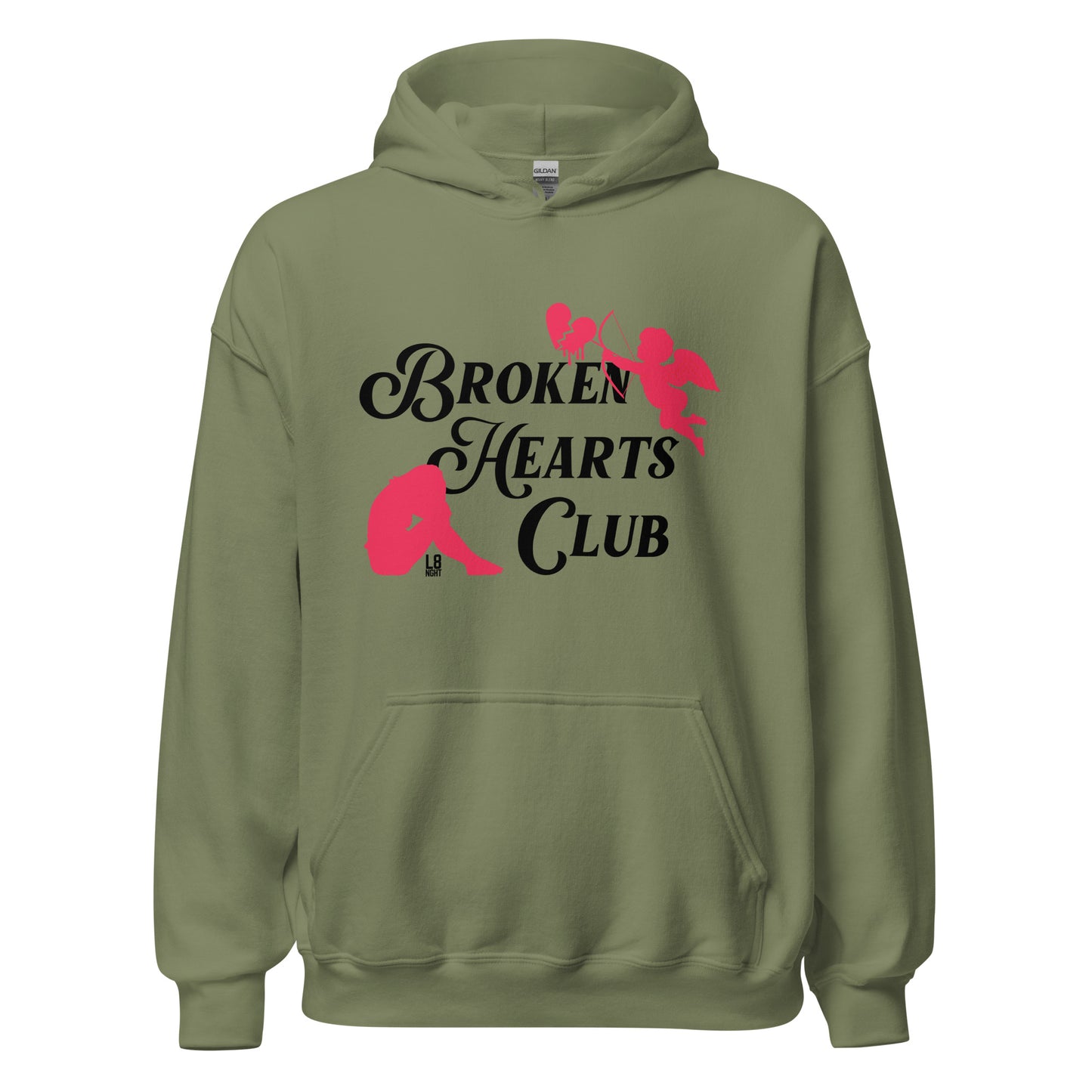 Cupid's Broken Hearts Club Unisex Hoodie