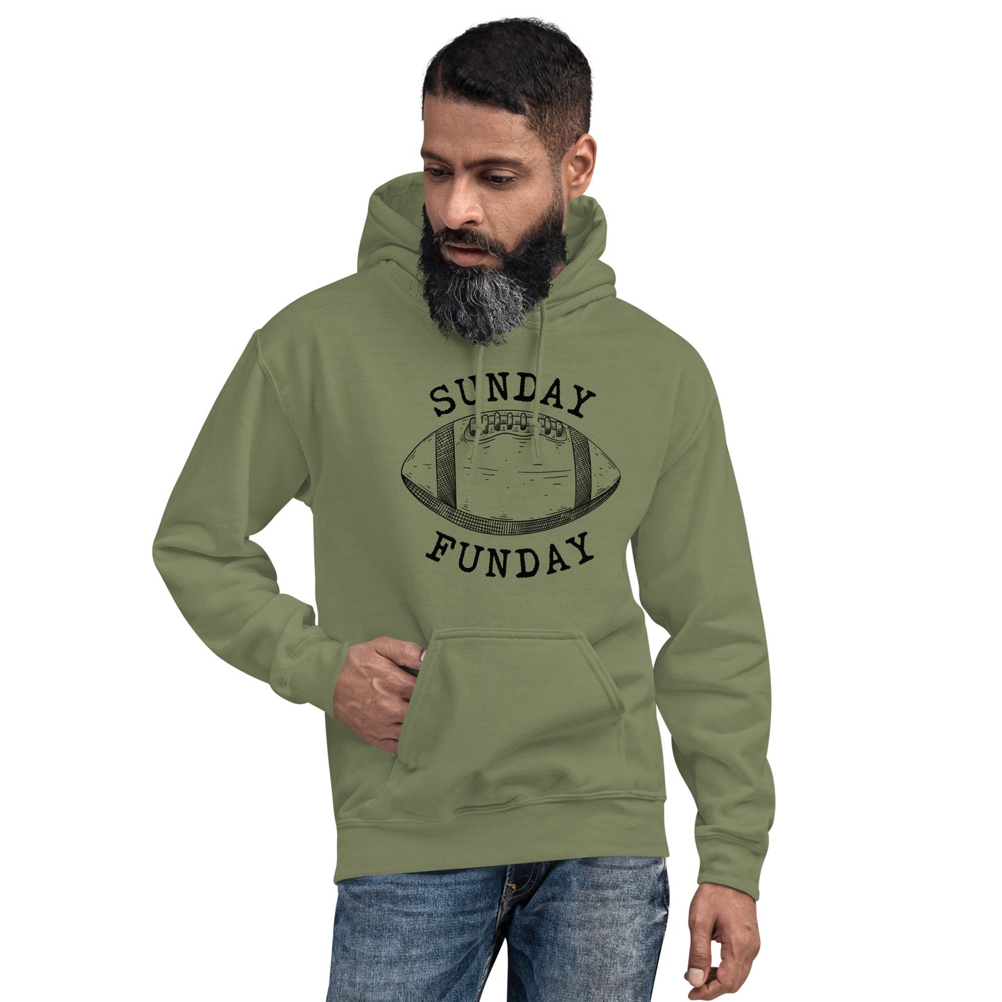 Sunday Funday football Unisex Hoodie