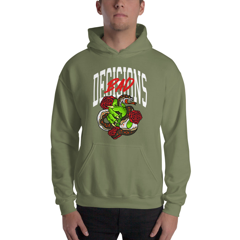 BAD Decisions traditional tattoo Unisex Hoodie