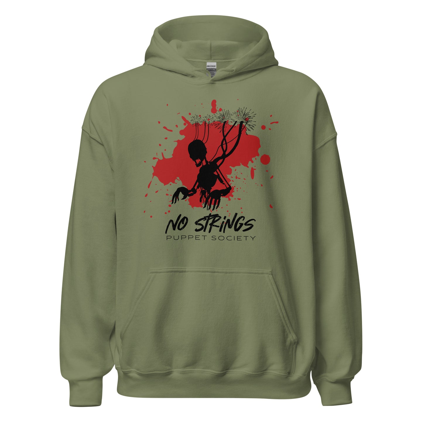 NO STRINGS - Puppet Society Unisex Hoodie