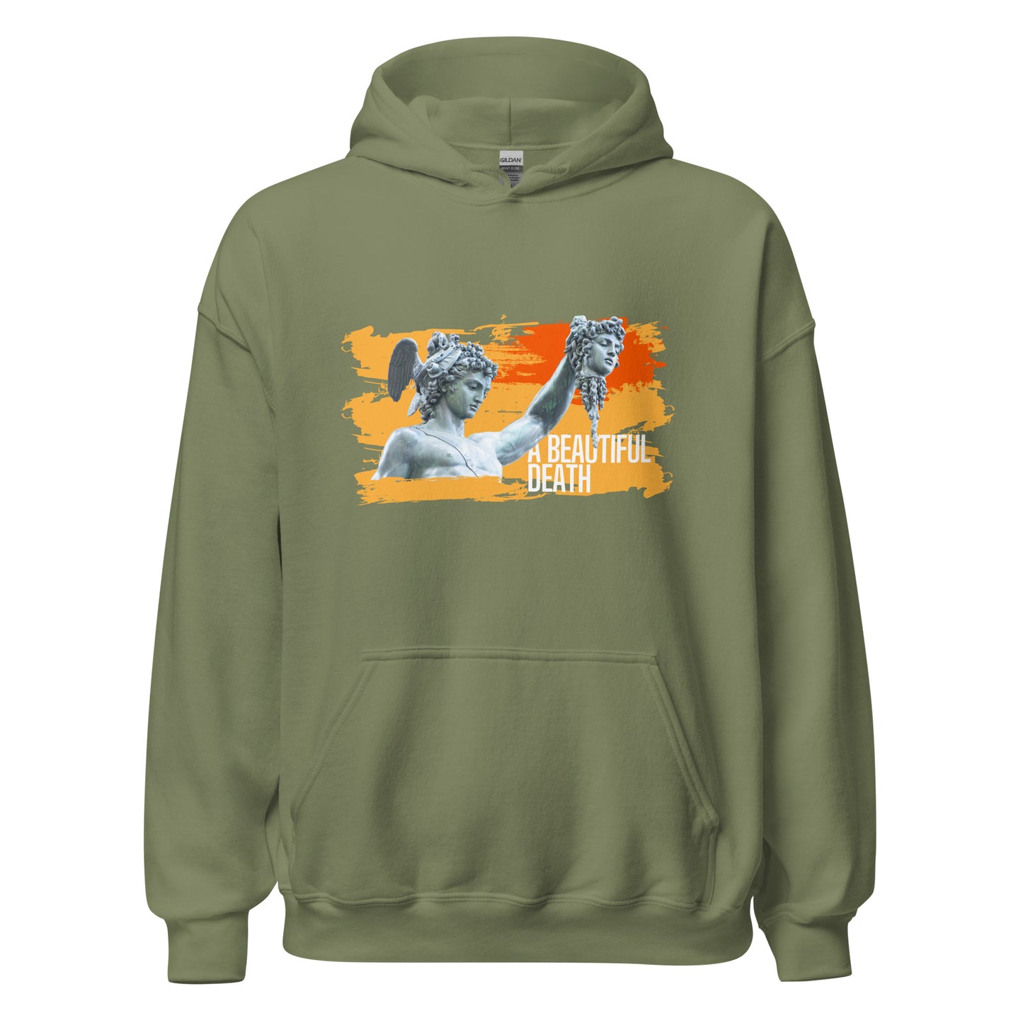 Artwork Painting Beautiful Death Statue Unisex Hoodie