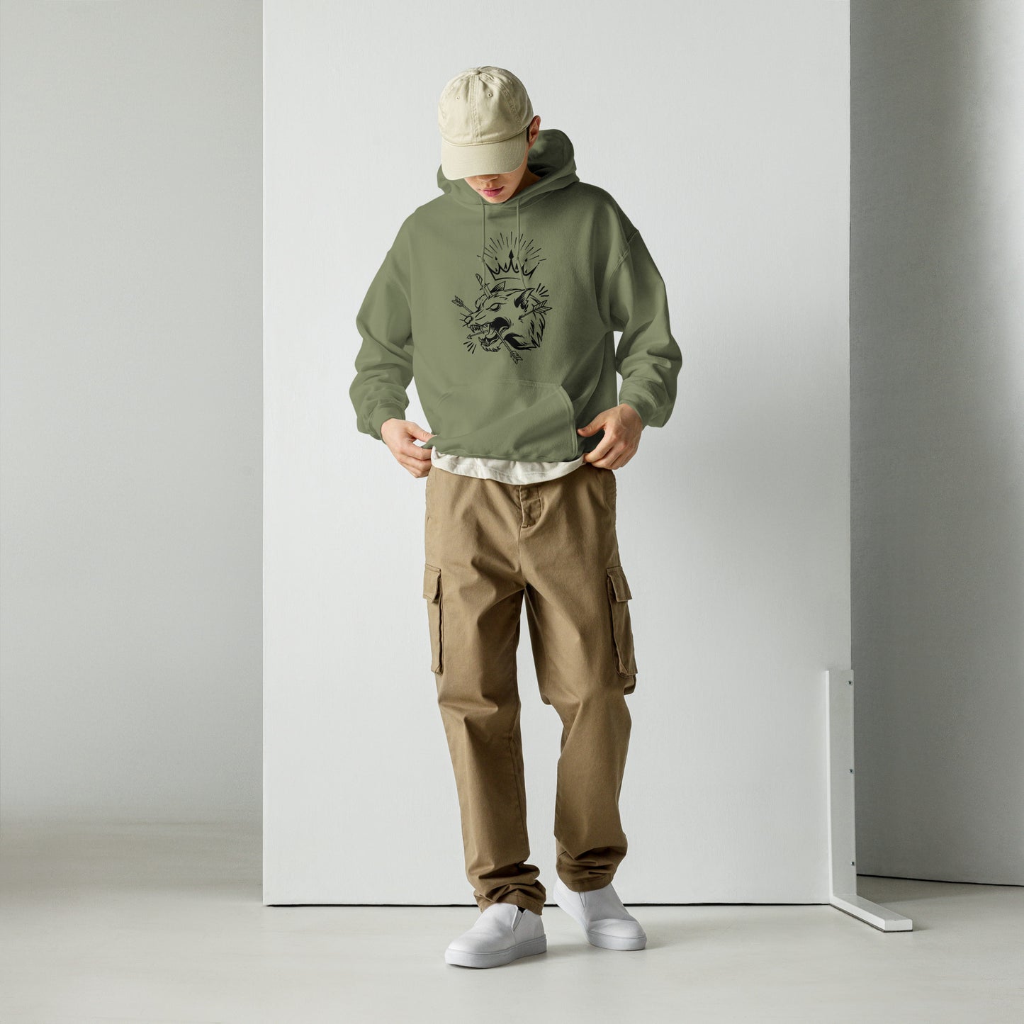 Wolf King Unisex Hoodie