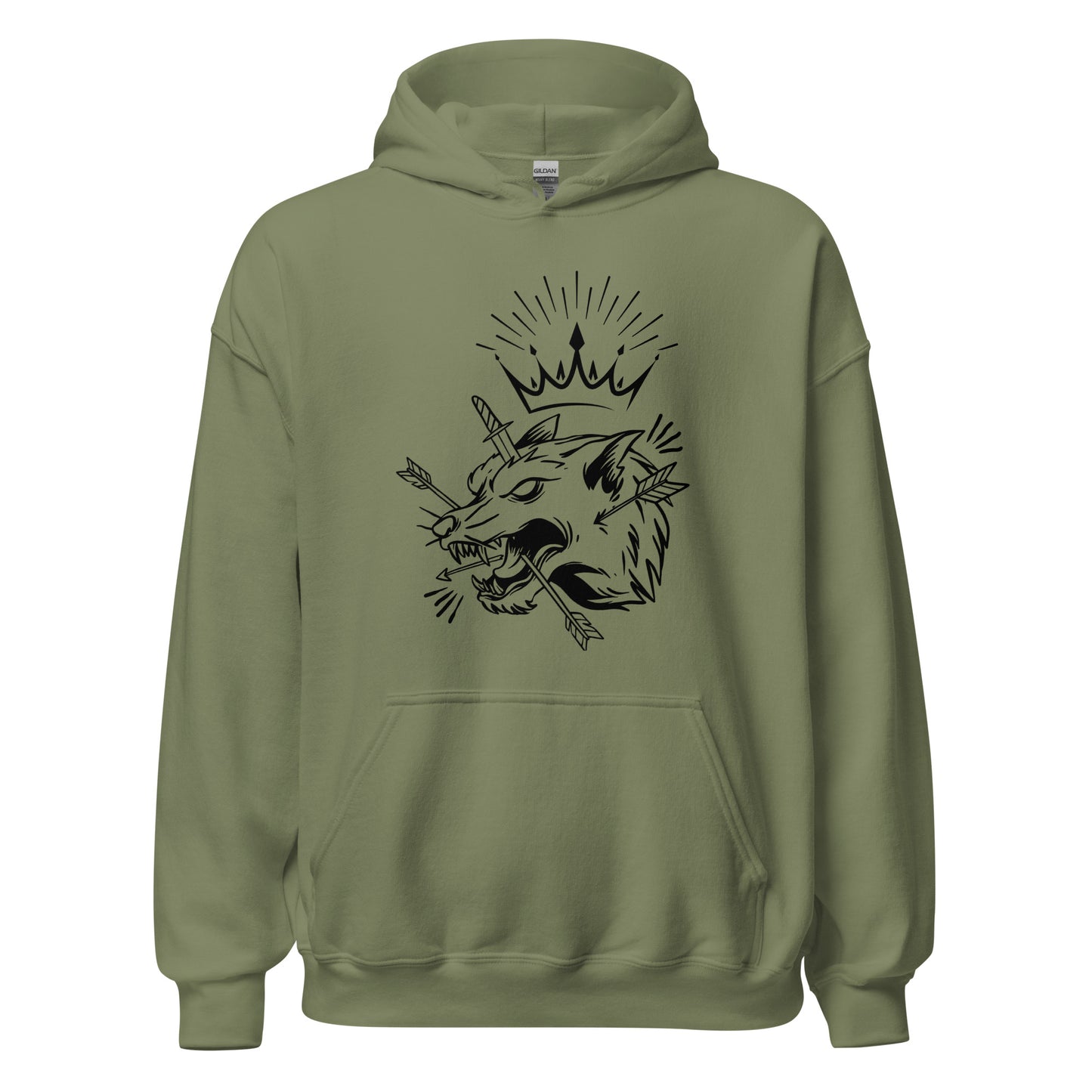 Wolf King Unisex Hoodie