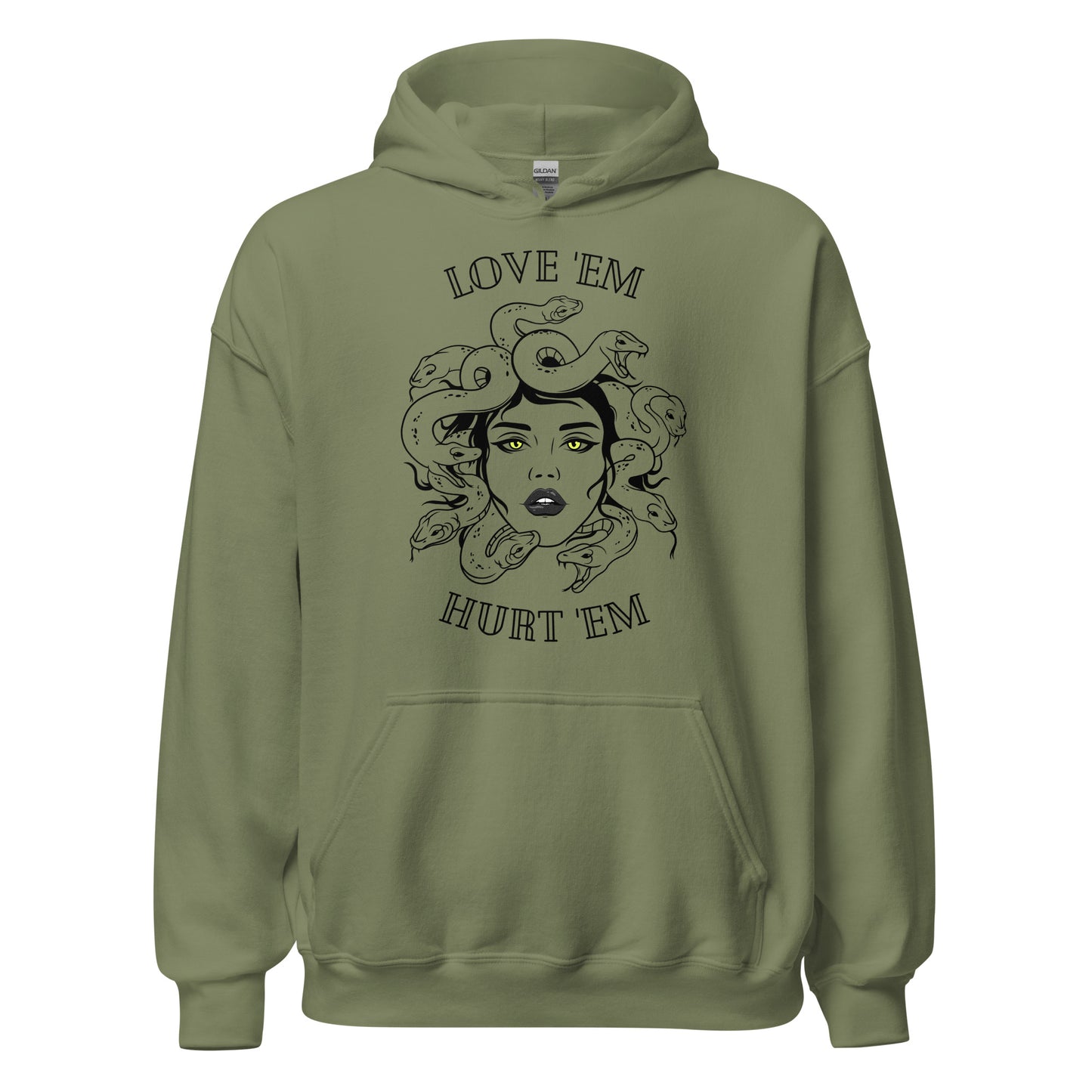 Medusa - Love 'em Hurt 'em Unisex Hoodie