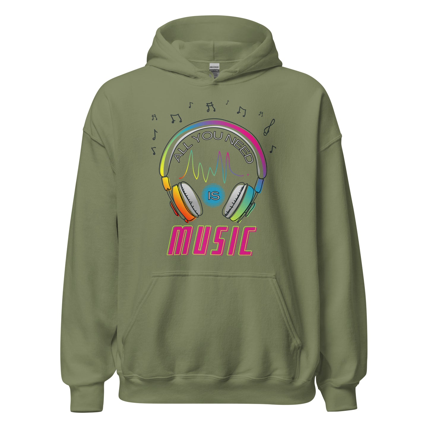 All you need is MUSIC Unisex Hoodie