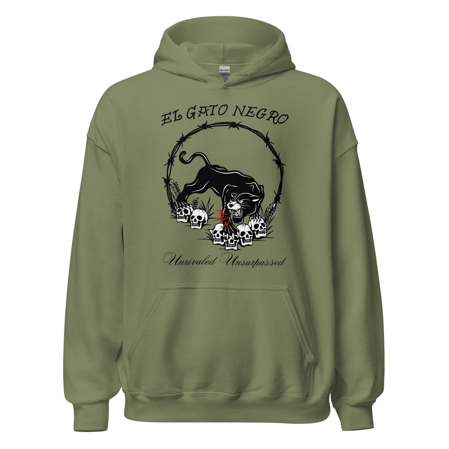 El Gato Negro - Unrivaled Unsurpassed Unisex Hoodie