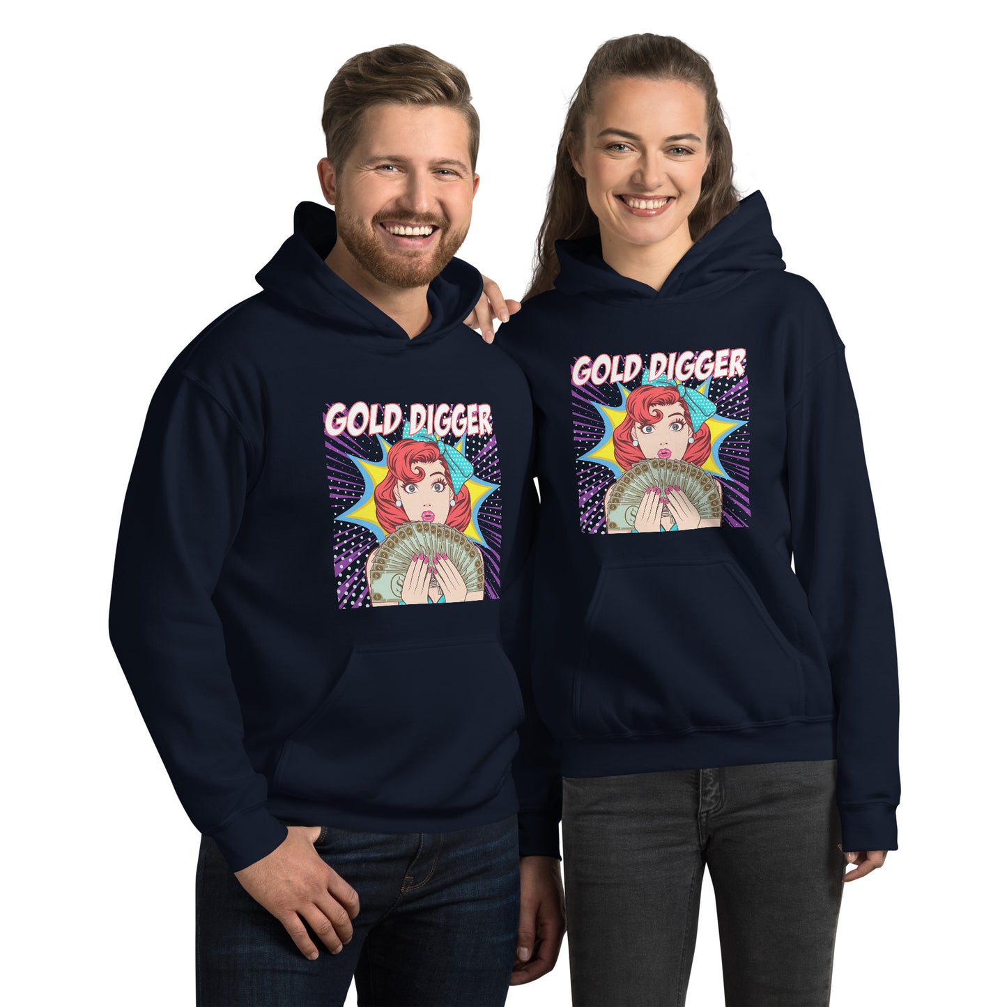 GOLD DIGGER pop art Unisex Hoodie