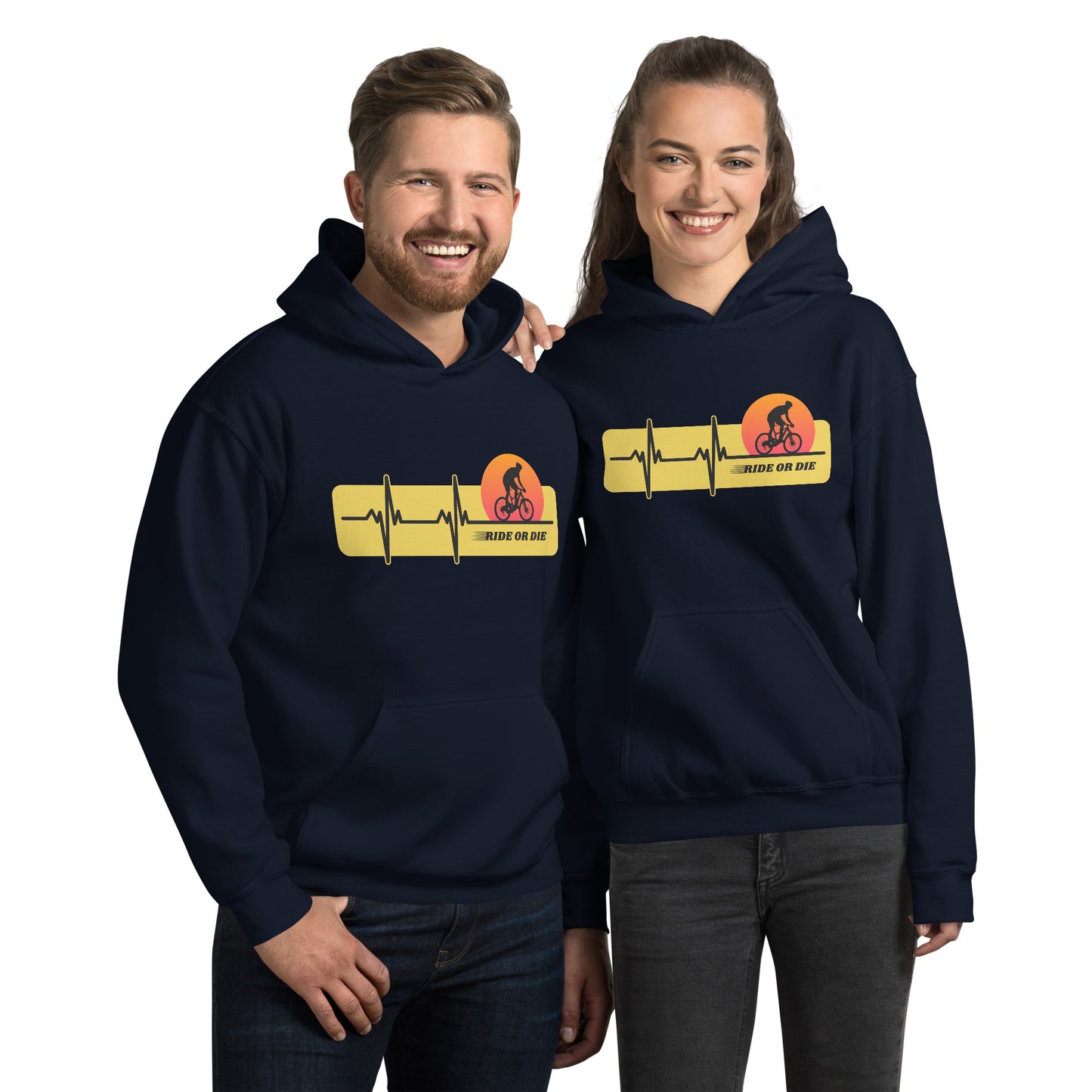 RIDE OR DIE cycling Unisex Hoodie